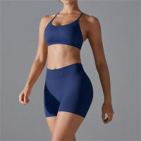 Chándal Scrunch para mujer, conjunto de yoga sin costuras para entrenamiento, sujetador deportivo, leggings altos Belta, pantalones de gimnasio, ropa deportiva, 2 - details 0