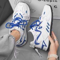 39-45 zapatos de papá de alta calidad para hombre, zapatillas deportivas informales para correr con plantilla de tela de red, Pu ligera para caminar - details 7