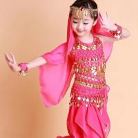 Ropa de danza India para niños y niñas, ropa para actuaciones de danza del vientre, ropa para bailar, traje de baile para branquias - details 9