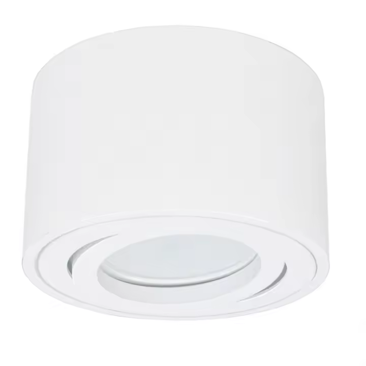 Luz de Punto LED Ajustable Montada en la Superficie de Ø80x50mm Luz de Techo Blanca Redonda - 1