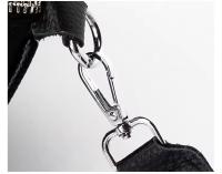 Bolso de pecho de cuero genuino de lujo para mujer, bolso cruzado de cuero de vaca de alta calidad con monedero pequeño - details 15