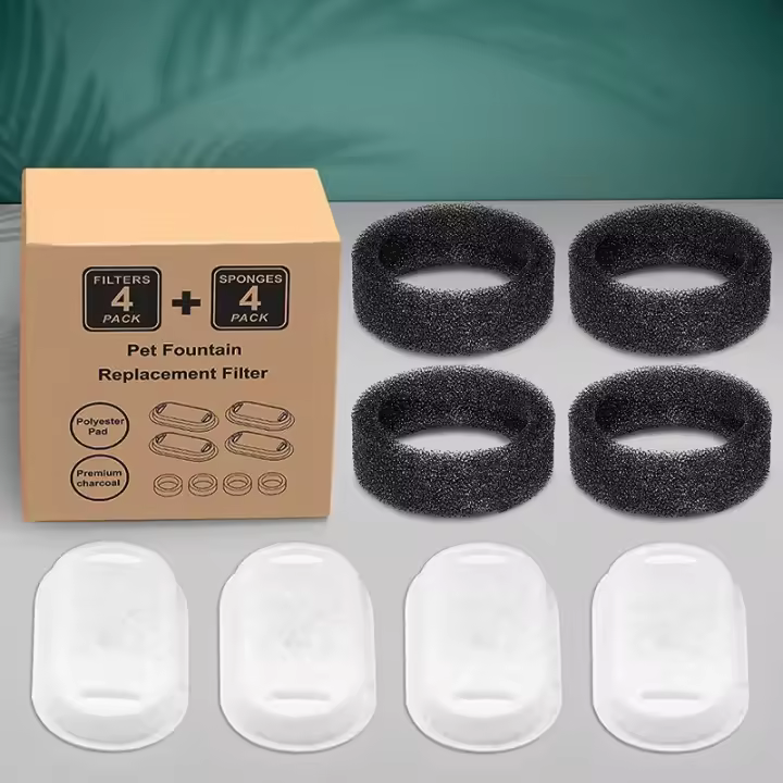 Fuente con ventana de nivel de agua para gato y perro, dispensador de agua de acero inoxidable de 3,2 L para mascota múltiple - 1