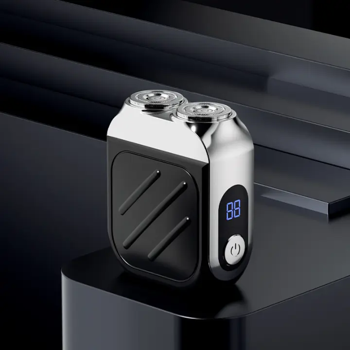 Afeitadora Eléctrica de Succión Magnética Mini Afeitadora para Hombres Regalo Ideal de Barba - 1