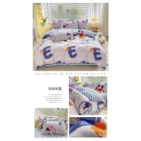 Juego de cuatro piezas mate, ropa de cama para estudiantes, grueso, agradable para la piel, estampado pequeño, juego de tres piezas - details 19