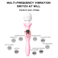 Consolador vibrador potente para mujer, varita mágica AV, punto G, orgasmo, masturbador, estimulación de doble cabeza, nuevo - details 6