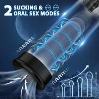 Leten eléctrico agrandar vacío agrandamiento automático extender bomba pene masturbador entrenador juguetes sexuales para hombre - details 5