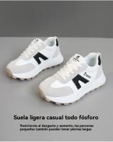 Zapatillas Casuales de Estilo Coreano para Mujer Primavera 2025 Plataforma Deportiva de Correr para Estudiantes - details 0