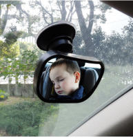 Mini espejo convexo trasero 2 en 1 para niños, asiento trasero de coche, espejo de bebé ajustable - details 9