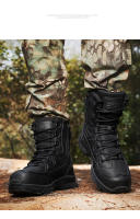 Botas tácticas de combate del desierto de la fuerza especial para hombre, zapatos de senderismo al aire libre, zapatillas de seguridad para el trabajo al tobillo - details 8