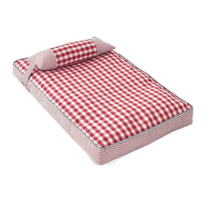 Cama lavable a Cuadros con almohada para Perro, cojín caliente para dormir Profundo, suave y Cómodo, Esteros gruesas para Sofá, Invierno - 1