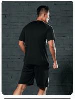 Traje de manga corta de secado rápido para hombre, ropa de fitness deportiva para correr al aire libre, LT311, Verano - details 16
