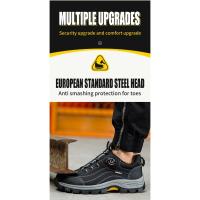 Botas de Seguridad Impermeables Suela de Goma Antideslizante Protección de Trabajo para Hombres y Mujeres Zapatos de Salud y Servicio - details 6