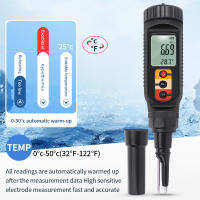Medidor Digital de PH de alimentos, medidor de PH de alta precisión de 0,00 ~ 14,00, temperatura y acidez para elaboración de fruta, queso, carne, enlatado, masa, tierra - details 7