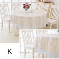 Mesa de comedor redonda de plástico PVC estilo flor, tela impermeable limpiable, decoración del hogar, mantel, cubierta de mesa, mantel de cocina - details 11