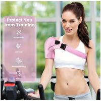 Soporte Ajustable con Mangas Giratorias, Brazalete Deportivo Unisex Rosa con Correa de Hombro Transpirable, Compresión de Ajuste Universal - details 4