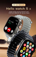 2025 Nuevo Hello Watch 5+ 4G Smartwatch 16GB de memoria Posicionamiento GPS Tarjeta SIM WIFI AI Asistente de voz Detección de frecuencia cardíaca Modo deportivo Llamada Bluetooth Smartwatch - details 0