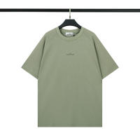 Camiseta de manga corta de alta calidad para hombre de Hip-Hop, camiseta de verano de manga corta de moda, bordado de Stone Island - details 9