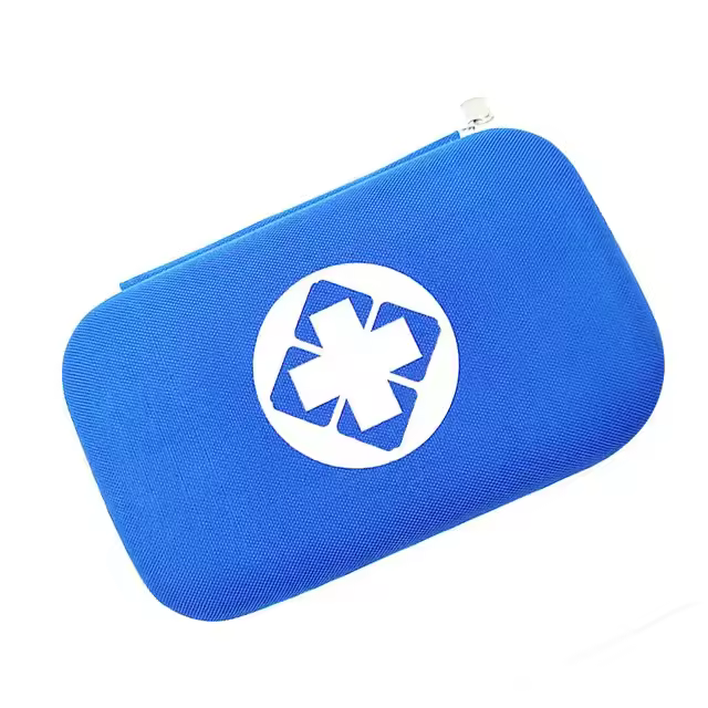 Bolsa de primeros auxilios médica de emergencia, bolsa vacía para viaje, Camping, coche, Kit de supervivencia de rescate al aire libre, estuche de almacenamiento portátil EVA - 1