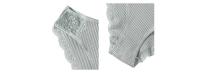 5 unids/set de bragas de algodón para mujer, bragas sexis de encaje, lencería acanalada de algodón, ropa interior calada femenina, calzoncillos de tiro bajo, M-2XL - details 16