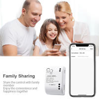 Interruptor inalámbrico con Control remoto inteligente, disyuntor de relé Wifi de 1 canal, 12V, 24V, 7-32V, CA 220V, 85-250V, 2200W, 10A - details 12