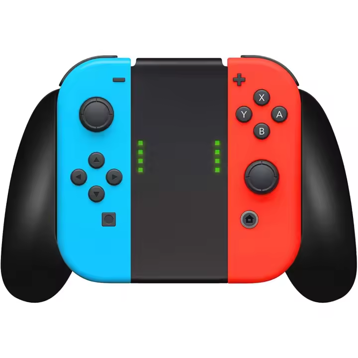 Agarre de carga para Joy-Con, controlador Joy-Con, base de carga portátil Con Cable de USB-C de 79 pulgadas y B - 1