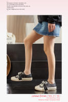 Primera capa de cuero de vaca pequeños zapatos blancos nuevo arco solo zapatos casual versátil zapatos de los niños de la plataforma zapatos de las mujeres - details 12
