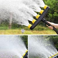 Boquilla de pulverización multicabezales de gran flujo de agua, aspersores de agua ajustables para césped, bomba de agua para ahorro de trabajo, lavado de coches - details 2