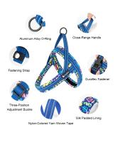 Truelove-arnés acolchado de malla con estampado Floral para todas las razas, chaleco de ajuste rápido para perros pequeños, medianos y grandes, para exteriores, TLH58122 - details 3