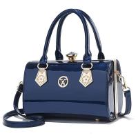 Bolso de mano de cuero brillante a la moda, bandolera de hombro con temperamento elegante para mujer Boston de gran capacidad, mochila de lujo de alta gama - details 1