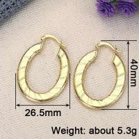 Patrón de tallado giratorio dorado para mujer serie Huitan-2025, pendientes redondos de moda, joyería de Metal multifuncional - details 7