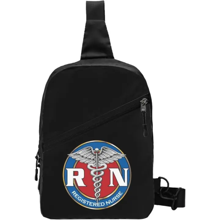 Bolso Bandolera Negro Bolso de Hombro Individual para Viajes y Senderismo Bolso Mochila - 1