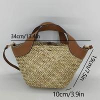 Bolso de Hombro Único de Lienzo Francesa Bolso de Playa Ligero de Moda Casual - details 3