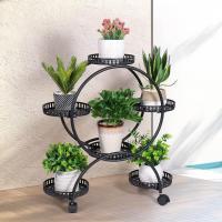 Estantería para Macetas de Metal con Ruedas Soporte Universal para 6 Niveles con Ruedas - details 8
