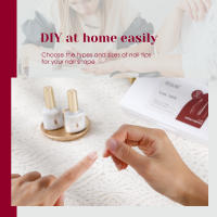 NAILWIND-Juego de manicura para extensión de uñas, herramienta de Arte de uñas postizas a presión, pegamento para uñas de cubierta semicompleta, puntas acrílicas - details 42