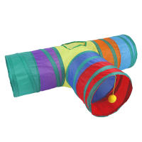 Túnel de Juego plegable para gatos, suministros para mascotas, barril de perforación transpirable para interiores, papel fuerte - details 9