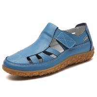 Sandalias Retro Nuevas 2025 Suela Suave Madre Velcro Zapatos Casuales para Mujer - details 7