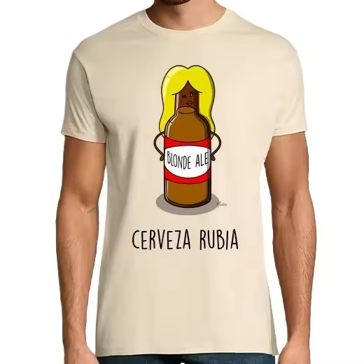 Cerveza Rubia Camisetas CERVEZA,Pack Regalo Camiseta Personalizada - 1