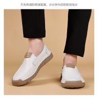 Nuevos zapatos informales de cabeza redonda para hombres, mocasines de cuero para hombres - details 27