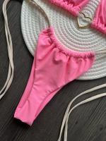 Conjunto de Bikini Halter de Color Sólido RUOTONSEPT Traje de Baño de Estilo Brasileño para Mujeres - details 30