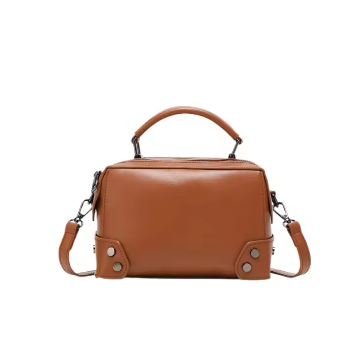 Bolso cruzado bolso de las mujeres 2025 nueva moda de gama alta pequeña bolsa cuadrada mini exquisita de cuero suave pequeña bolsa de las mujeres - 1