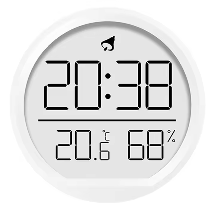 Relojes de pared digitales LED, reloj despertador electrónico de mesa con pantalla de fecha y humedad de temperatura para cocina, refrigerador de Estudio B - 1