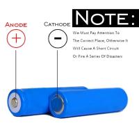 Batería de litio recargable de Punta puntiaguda, 18650, 3,7 V, 1200mah, 4 baterías li-po para linterna, capacidad Real - details 2