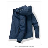 Caumanl-chaqueta deportiva impermeable para hombre, abrigos con capucha, ropa de montañismo, a la moda, talla europea, primavera y otoño, 2024 - details 11