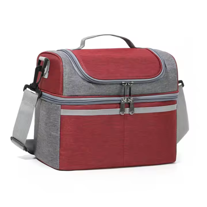 Bolsa de pícnic al aire libre, bolsa organizadora de viaje impermeable para acampar, nevera térmica, fiambrera portátil, bolso de almacenamiento de alimentos de gran capacidad - 1