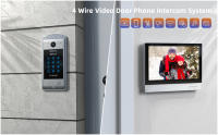 TMEZON WiFi Video Doorphone 10inch Touch Screen with 1080P Wired Doorbell 4 in1 APP/Password/Card Swipe/Monitor Tuya - details 0