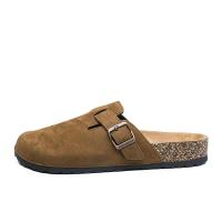 Nuevos zuecos de mujer de alta calidad, mulas, gamuza, zapatos informales antideslizantes de marca de moda de verano a bajo precio, de talla grande 47 - details 2