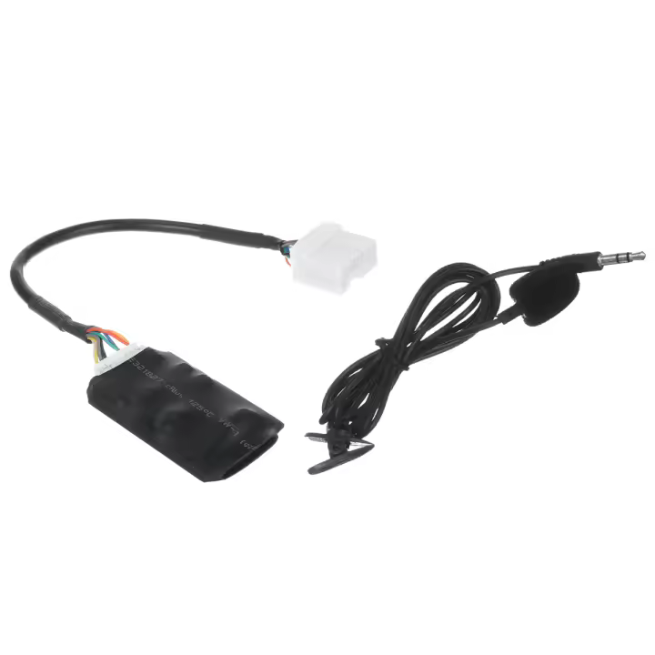Adaptador de Audio para Radio de coche, Cable auxiliar Bluetooth, micrófono manos libres para Honda Accord Civic CRV Fit Siming Odyssey - 1