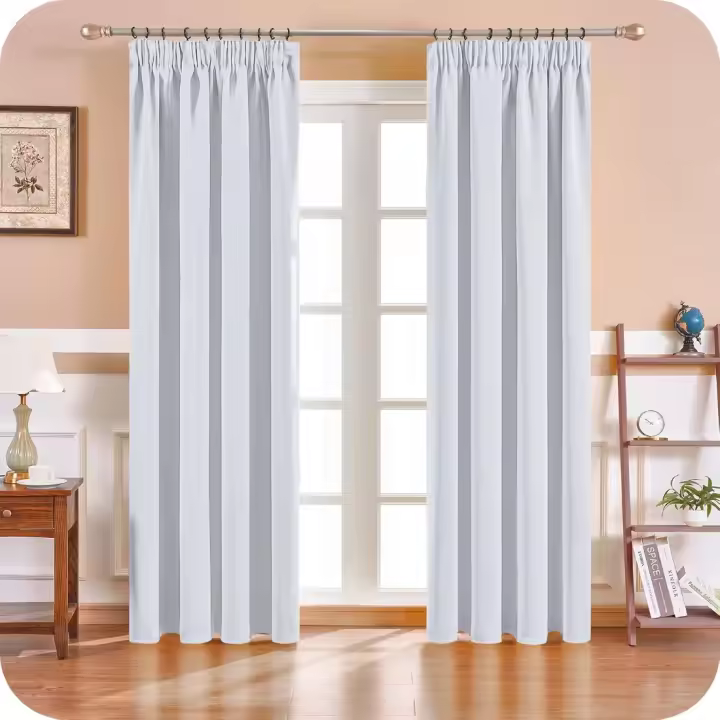 Cortinas Modernas Termoríficas Opacas Aislantes de Calor y Ruido para Dormitorio - 1