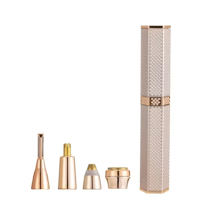 Depiladora Facial Eléctrica 4 en 1 Depiladora Indolora para Cejas, Labios, Zonas Sensibles Faciales, Depiladora de Bikini, Afeitadora Corporal - 1