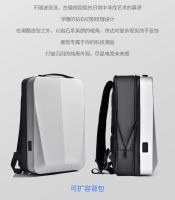 Mochila impermeable para ordenador portátil de 15,6 pulgadas para hombre, paquete de juegos de carcasa dura expandible TSA, antirrobo, carga USB, bolsas de viaje de negocios - details 4